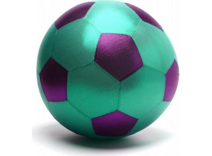 Mega míč textilní lesklý fialovo-zelený