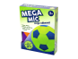 Mega míč textilní lesklý fialovo-zelený 5