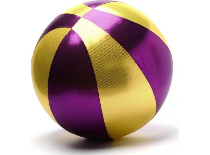 Mega míč textilní zlato-fialový