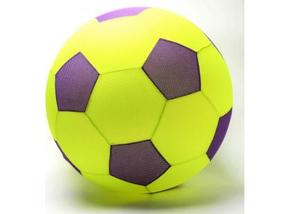 Mega míč textilní žluto-fialový
