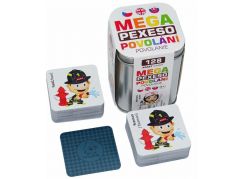 Mega Pexeso Povolání 128 karet v plechové krabičce
