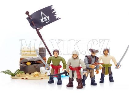 Megabloks Assassin's Creed bojový prapor - Pirate Crew Pack