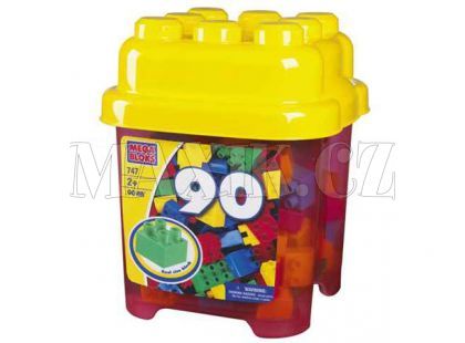 Megabloks Kostky mini v kyblíku