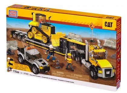 Megabloks Micro CAT Stavební stroje s tahačem