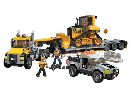Megabloks Micro CAT Stavební stroje s tahačem