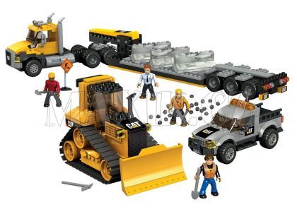Megabloks Micro CAT Stavební stroje s tahačem