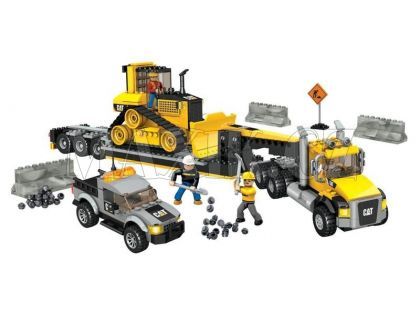 Megabloks Micro CAT Stavební stroje s tahačem