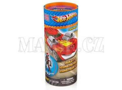 Megabloks Micro Hot Wheels Auto s řidičem - Twin Mill III 91708