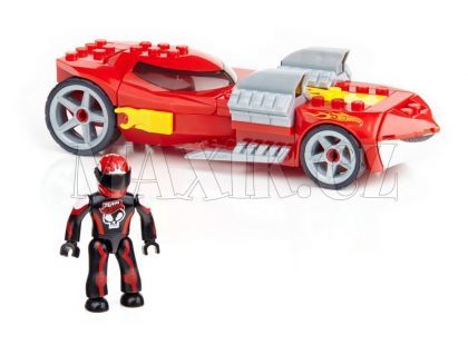Megabloks Micro Hot Wheels Auto s řidičem - Twin Mill III 91708