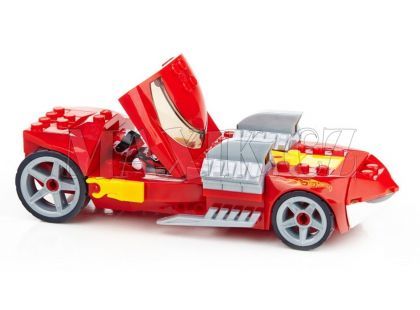 Megabloks Micro Hot Wheels Auto s řidičem - Twin Mill III 91708