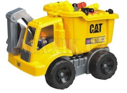 Megabloks Nákladní auto CAT s nakládací lžící a kostkami