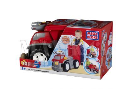Megabloks Odstrkávadlo 3v1 hasičské auto