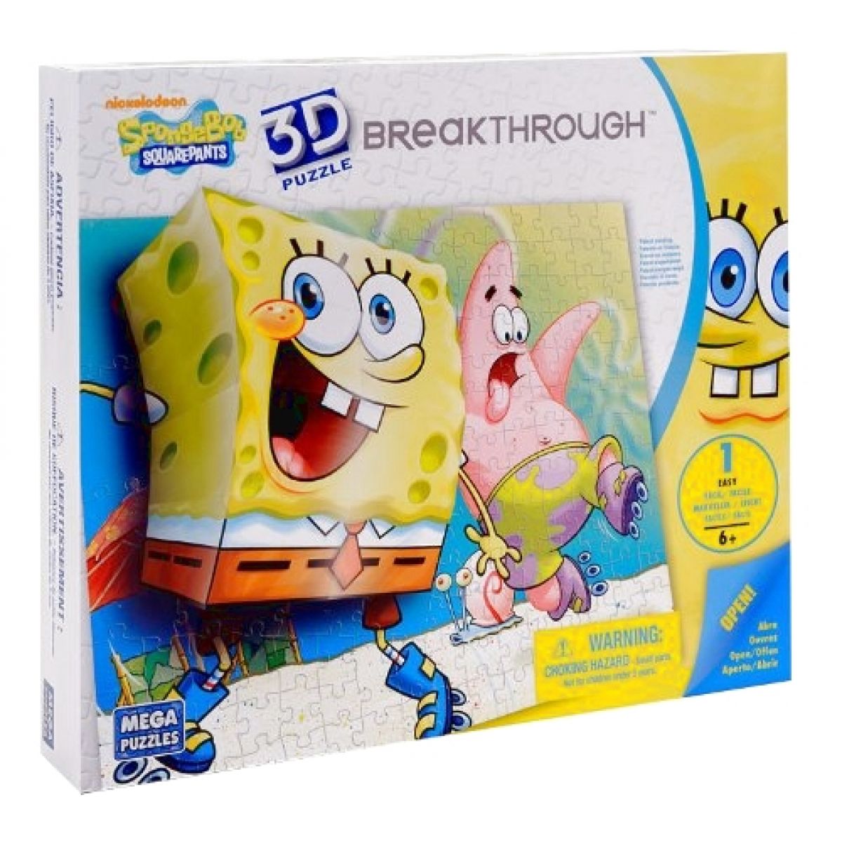Megabloks Puzzle 3D Sponge Bob a Patrick
