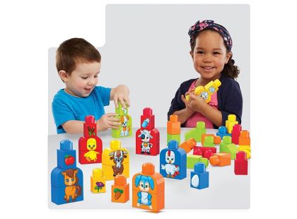 Mega Bloks First Builders kostky Sestav si zvířátka