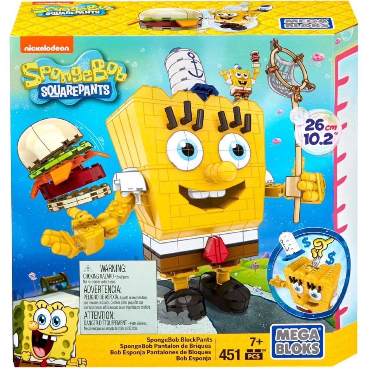 MegaBloks SpongeBob Postav si SpongeBoba
