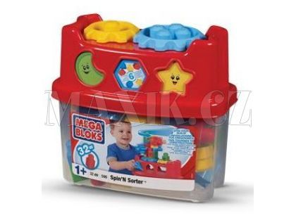 Megabloks V plastovém kbelíku 32 kostek