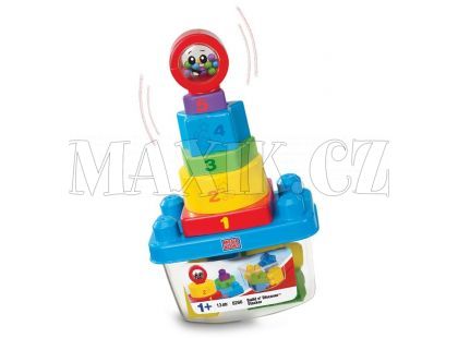 Megabloks Věž v plastovém kbelíku 13 kostek
