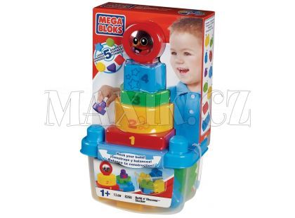 Megabloks Věž v plastovém kbelíku 13 kostek