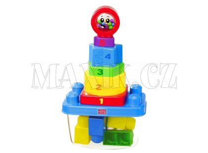 Megabloks Věž v plastovém kbelíku 13 kostek