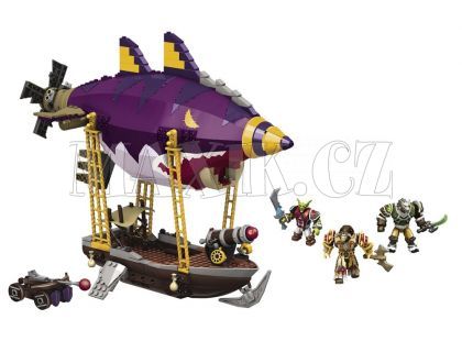 Megabloks World of Warcraft Goblin Zeppelin Ambush