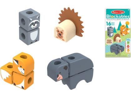 Melissa & Doug blockables stavebnice divočina