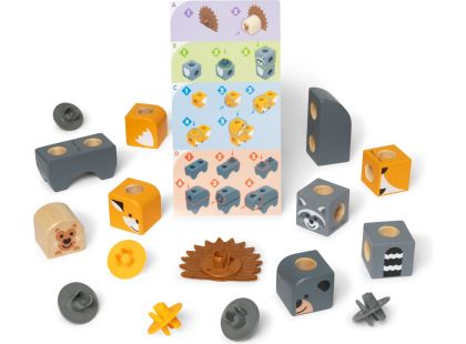 Melissa & Doug blockables stavebnice divočina