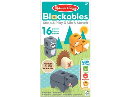 Melissa & Doug blockables stavebnice divočina