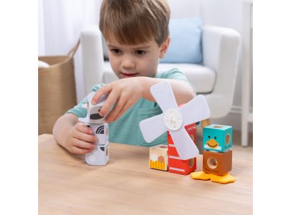 Melissa & Doug blockables stavebnice farma