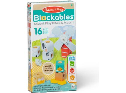 Melissa & Doug blockables stavebnice farma