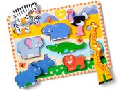 Melissa & Doug dřevěné puzzle safari