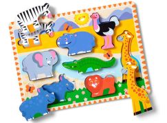 Melissa & Doug dřevěné puzzle safari
