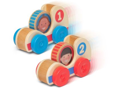 Melissa & Doug Go Tots Dřevěná závodní auta - Poškozený obal