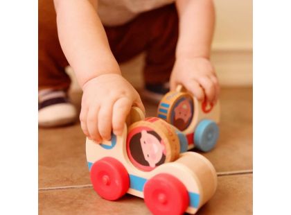 Melissa & Doug Go Tots Dřevěná závodní auta - Poškozený obal