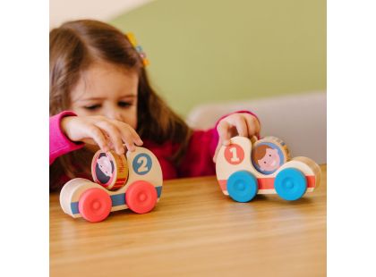 Melissa & Doug Go Tots Dřevěná závodní auta - Poškozený obal
