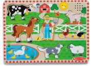 Melissa & Doug puzzle se zvukovými efekty Old MacDonalds Farm