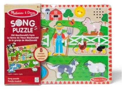 Melissa & Doug puzzle se zvukovými efekty Old MacDonalds Farm