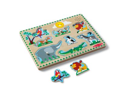 Melissa & Doug puzzle se zvukovými efekty ZOO