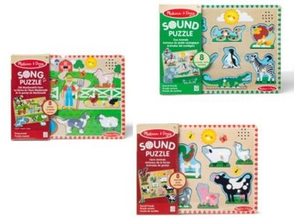 Melissa & Doug puzzle se zvukovými efekty