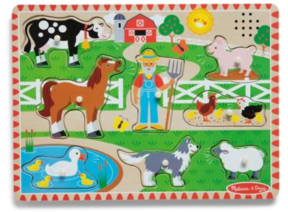 Melissa & Doug puzzle se zvukovými efekty