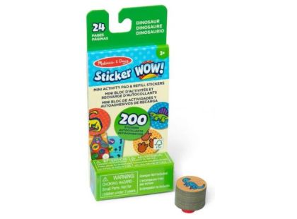 Melissa & Doug sticker wow náplně samolepek oblíbené předměty