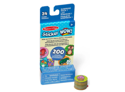 Melissa & Doug sticker wow náplně samolepek tuba plná překvapení