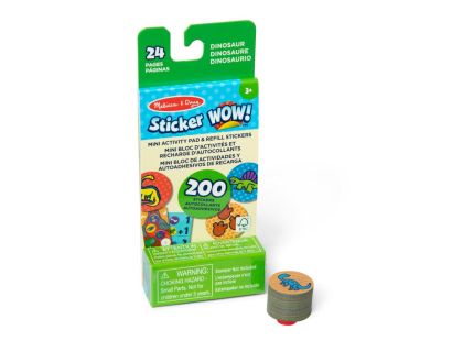 Melissa & Doug sticker wow náplně samolepek dinosauři