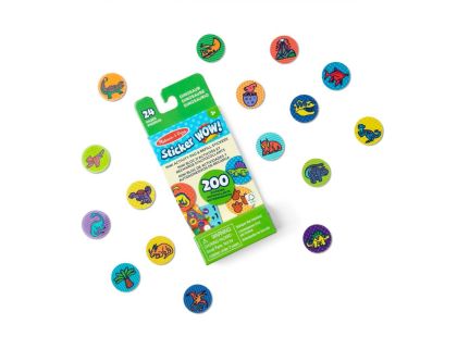 Melissa & Doug sticker wow náplně samolepek dinosauři