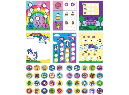 Melissa & Doug sticker wow samolepky jednorožci