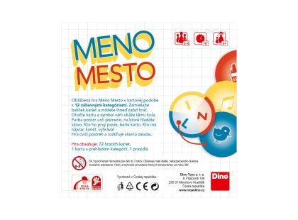 Dino Meno Mesto Cestovní hra