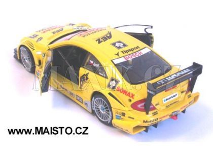 ミニカー Maisto Mercedes-Benz CLK-DTM 2004 1/18 Maisto 1/18 Scale 38112 - Mercedes Benz CLK DTM 2004 #20 - Yellow