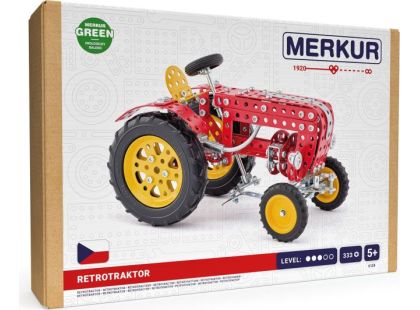 Merkur 6124 Traktor Retrotraktor 333 dílků