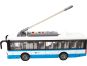Městský trolejbus na setrvačník s osvětlením a zvukem - modrý 3