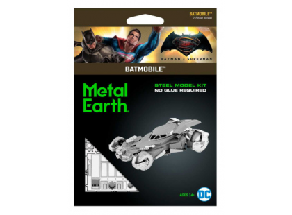 Metal Earth 3D Puzzle Batman vs Superman Batmobile 54 dílků