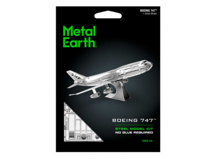 Metal Earth 3D Boeing 747 12 dílků